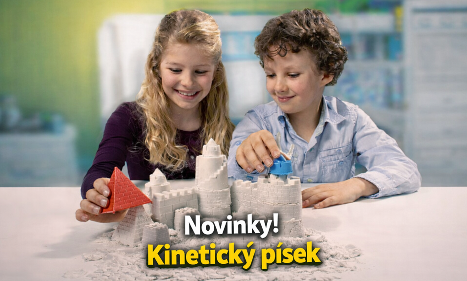 Kinetický písek: Zábava, která děti nepustí (a rodiče potěší)