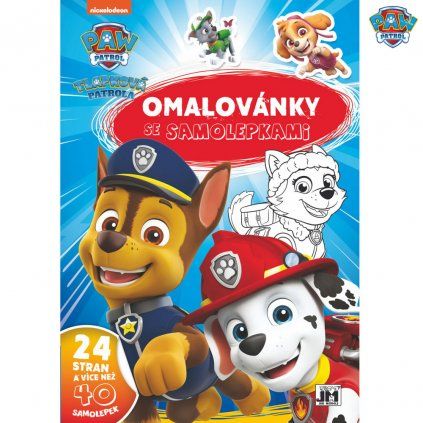 omalovánky tlapková patrola modrá 1