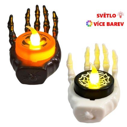 halloween svíčka ruka 1