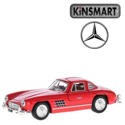 mercedes benz 300 sl červený 1