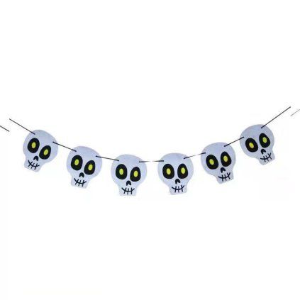Řetěz Halloween lebky 1 (5319)