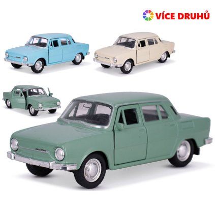 Welly Škoda 100 12 cm kovová na zpětný chod (5699)