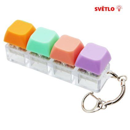 klávesnice svítící barevná 1