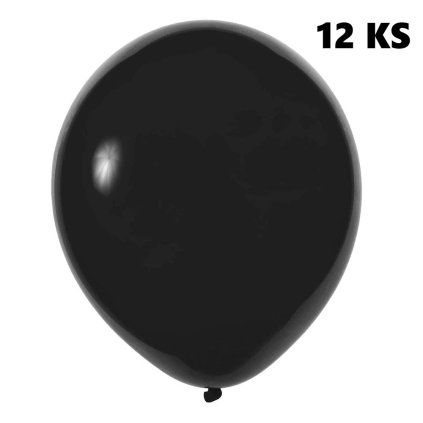 klasické balónky černé 1