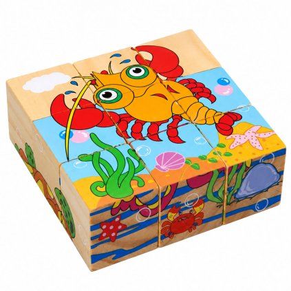 kostky puzzle mořské 1