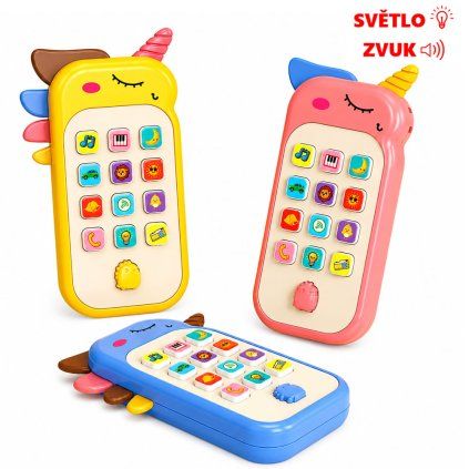 telefon pro děti jednorožec 1