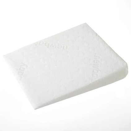 Kojenecký polštář - klín New Baby basic 30x37 cm do kočárku bílý (0290)