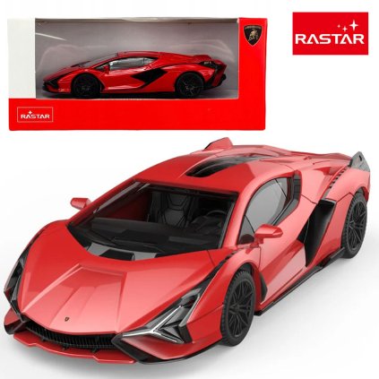 rastar lamborghini sián červené 1