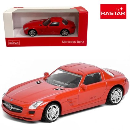 rastar medcedes benz sls amg červený 1