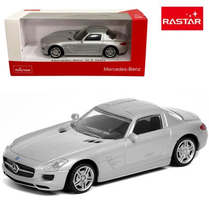 rastar medcedes benz sls amg stříbný 1