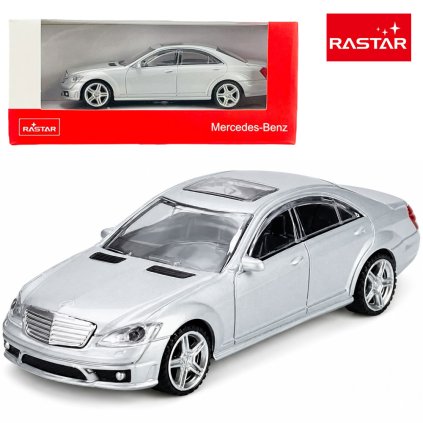 rastar medcedes benz cl63 amg stříbrný 1