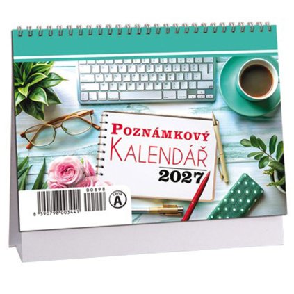 Stolní kalendář Poznámkový mikro 2027 (3441-00898)