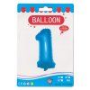 Fóliový balónek modrý číslo 1 - 82 cm (4514)