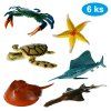 Mořský svět sada 6 figurek 12,5 - 18 cm (8270)