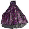 čarodějnický plášť fialový 1