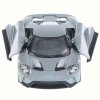 kinsmart 2017 ford gt šedý 2