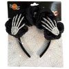 čelenka květina halloween černá 3