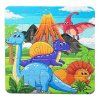 puzzle knížka dino 3