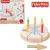 dřevěný dort fisher price 1