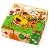 kostky puzzle zvířata 5