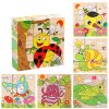 kostky puzzle zvířata 15