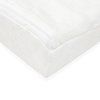 Kojenecký polštář - klín New Baby basic 30x37 cm do kočárku bílý (0290)