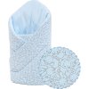 ESITO Zavinovačka pro miminko Zája Soft blue 85x85 cm (5350)