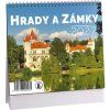 Stolní kalendář mini Hrady a zámky 2027 (2581-00839)